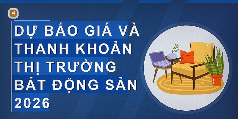 Dự báo giá và thanh khoản thị trường bất động sản 2026